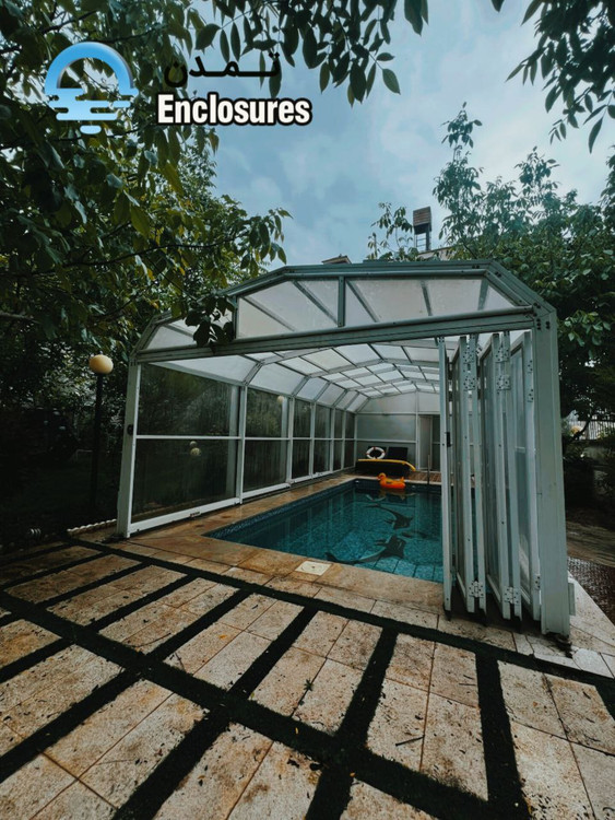 سقف استخر پوشش ارتفاع بلند